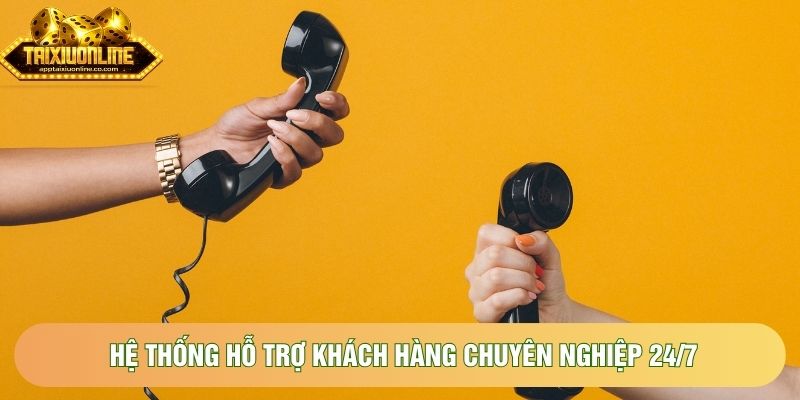 Hệ thống hỗ trợ khách hàng chuyên nghiệp 24/7
